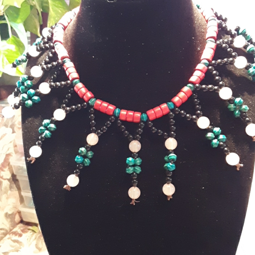 Tribal collar necklace